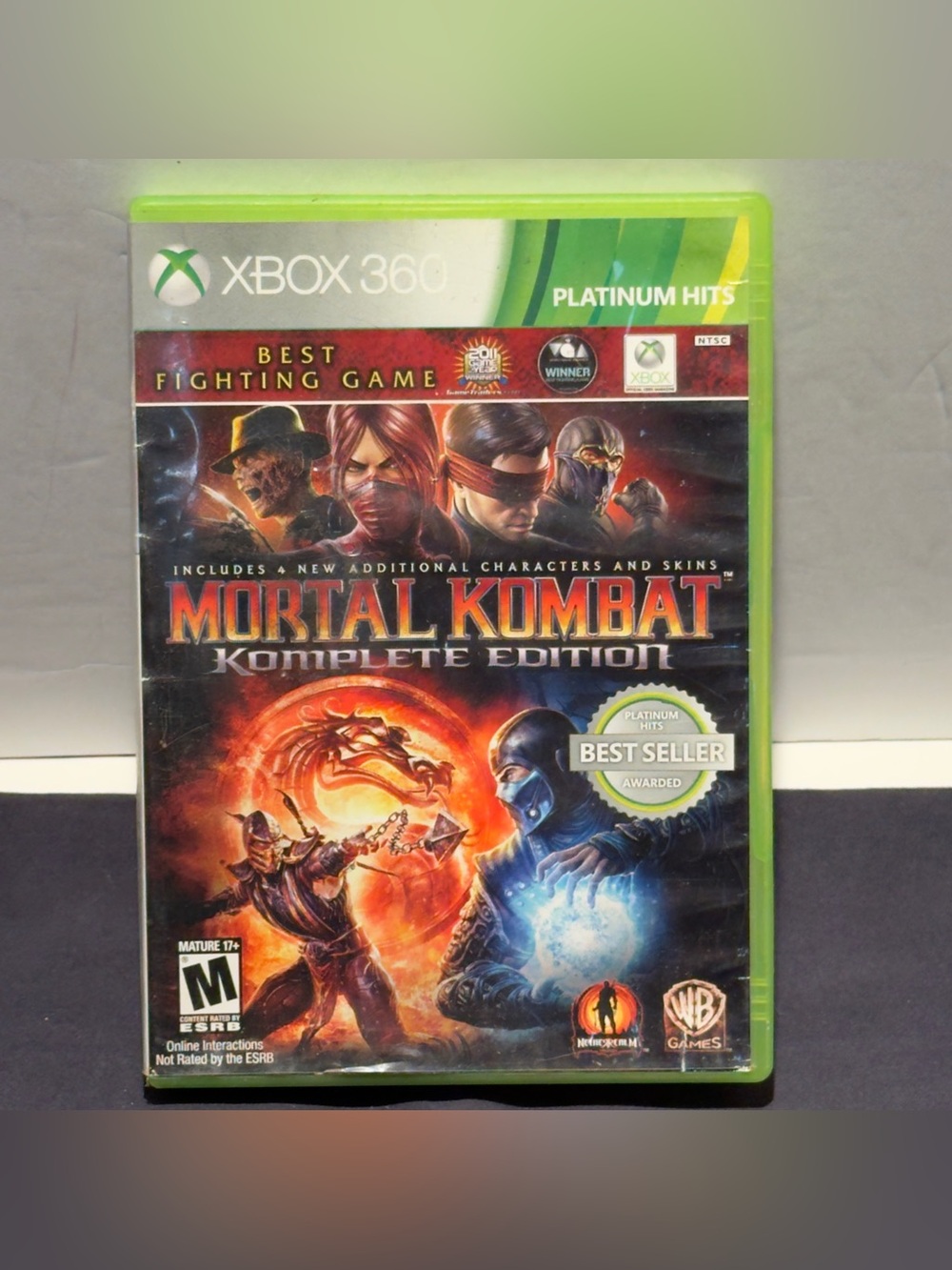 Mortal Kombat Komplete Edition Microsoft Xbox 360 CIB Pre-Owned Tested Good NTSC
